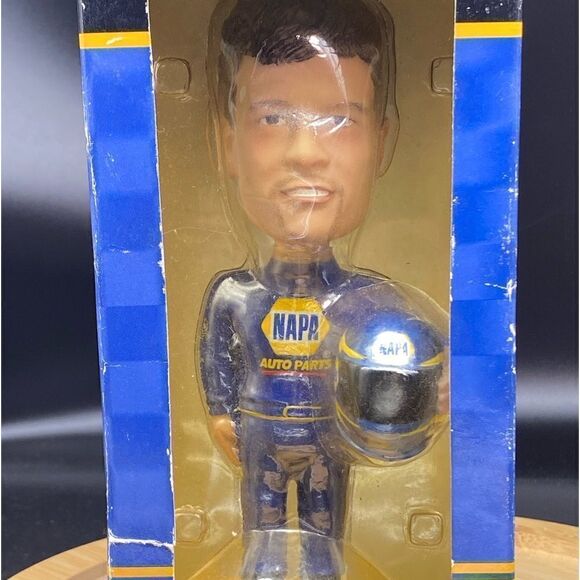 COPY - 2002 bobble head doll of Michael Waltrip in NAPA NASCAR racing suit - Picture 8 of 8
